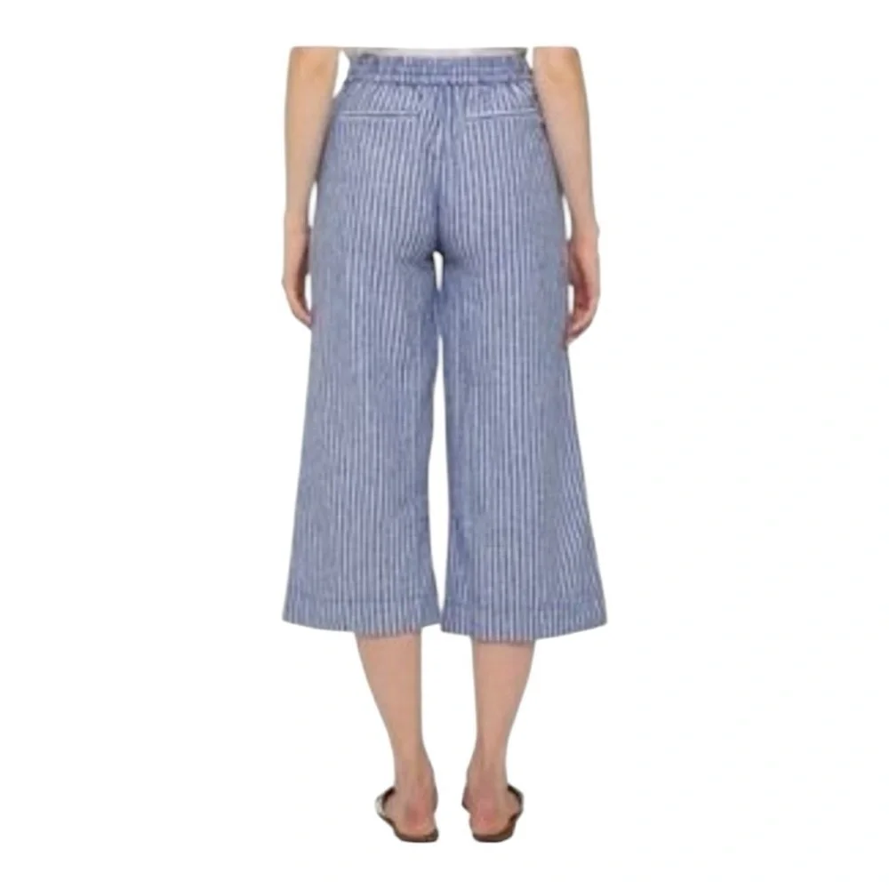 Beach Lunch Lounge pants Margot Linen striped beach pool casual resortwear - Picture 4 of 15